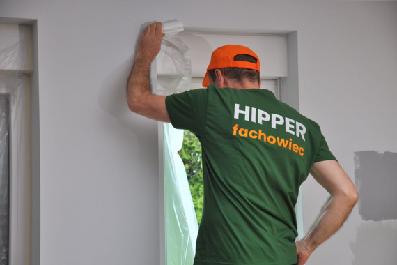 HIPPER fachowiec oklejający okno